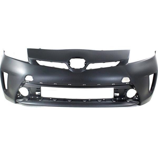 TOYOTA PRIUS PLUG-IN 2014 BUMPER FRONT PRIMED W/O WASHER W/O LED LAMP CAPA TO1000394C - Moe's Auto Parts