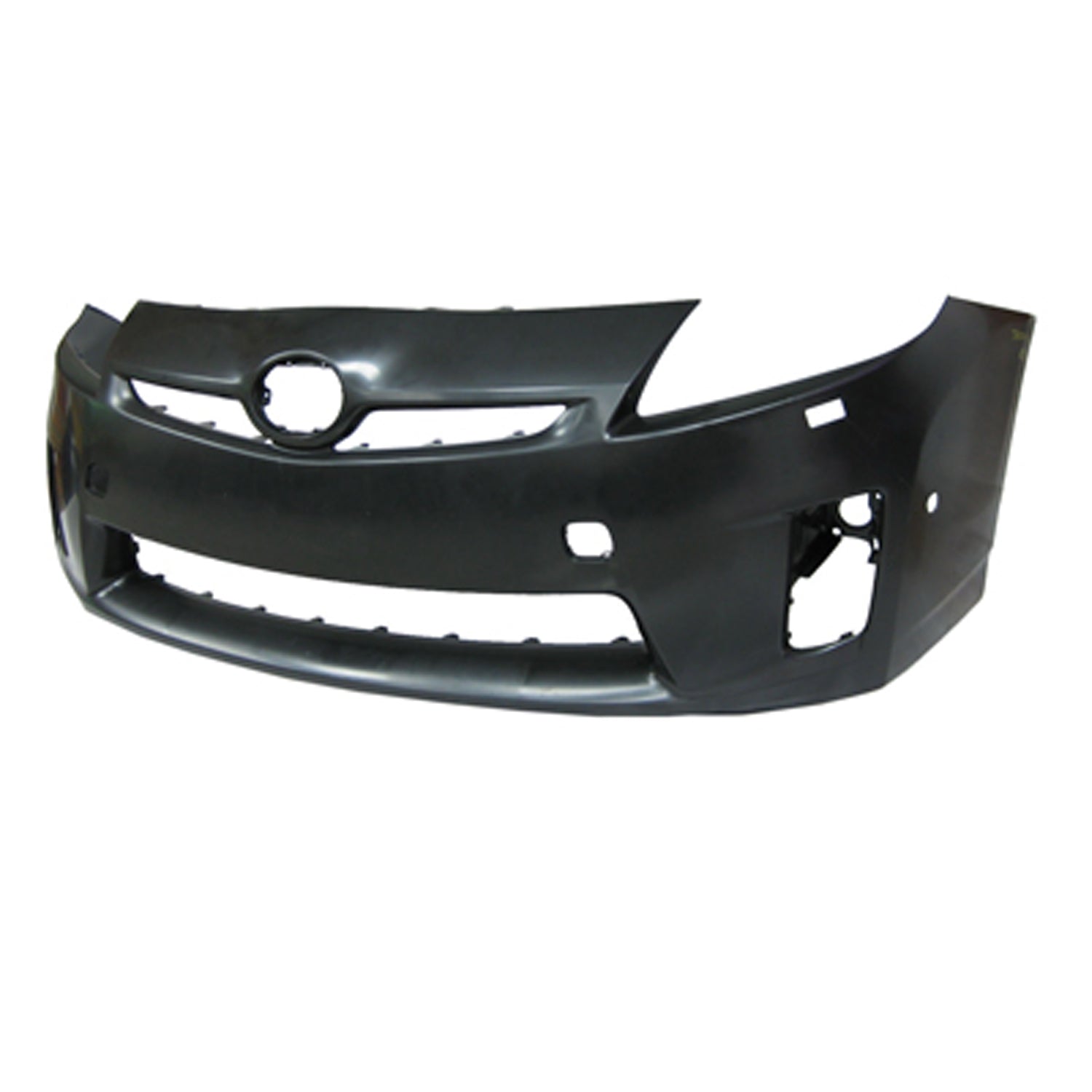 TOYOTA PRIUS 2010 BUMPER FRONT PRIMED W/SENSOR HOLE/HALOGEN H/LAMP W/O WASHERS TO1000376 - Moe's Auto Parts