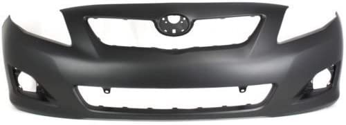 TOYOTA COROLLA SEDAN 2009 BUMPER FRONT PRIMED S/XRS MODEL W/SPOILER HOLE TO1000342 - Moe's Auto Parts