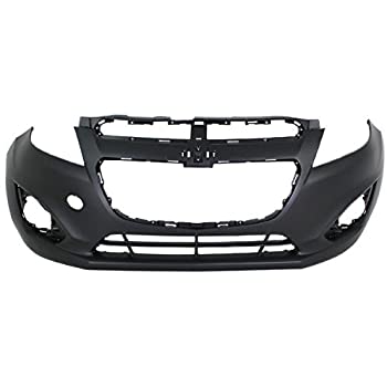 CHEVROLET SPARK 2014 BUMPER FRONT PRIMED FOR LT MODELS W/O INTEGRAL LOWER GRILLE