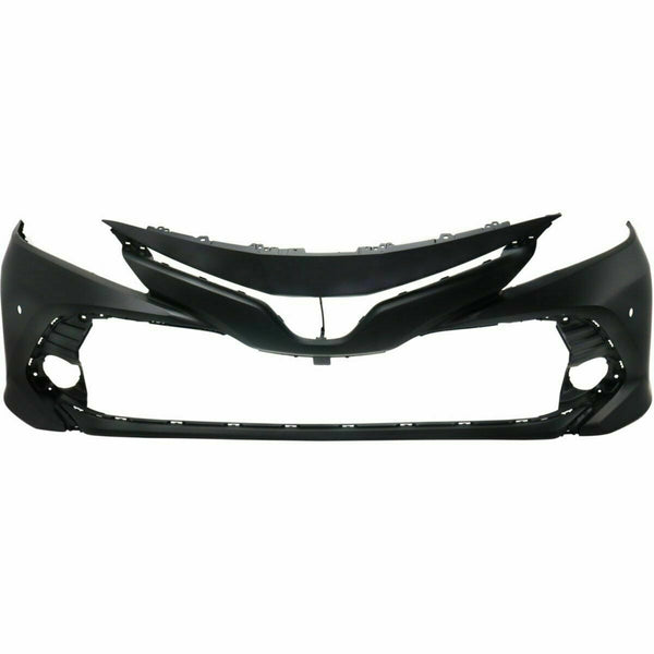 TOYOTA CAMRY 2018 BUMPER FRONT PRIMED XLE W/SENSOR TO1000432