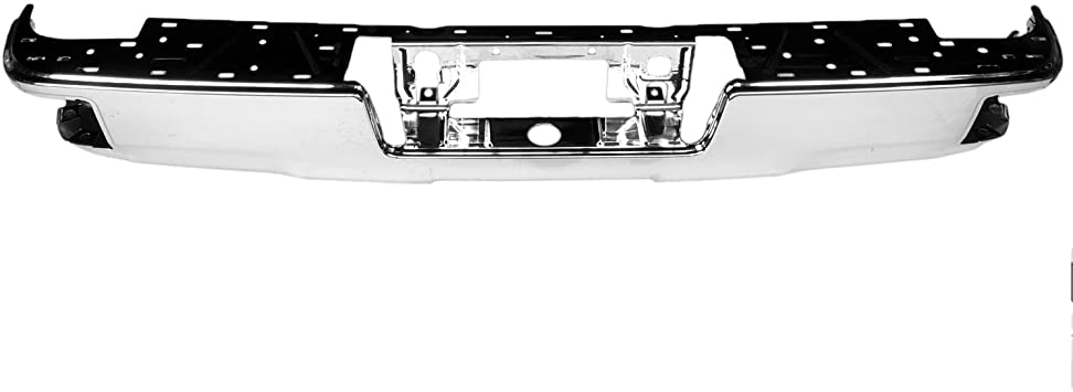 PICKUP SILVERADO 3500 2017 BUMPER REAR CHROME W/CORNER STEP W/O SENSOR