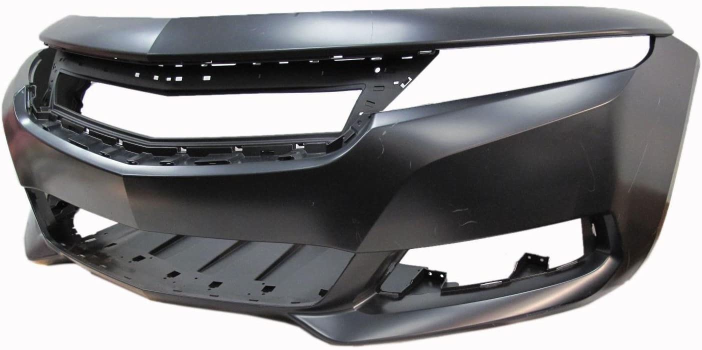 CHEVROLET IMPALA 2018 BUMPER FRONT PRIMED W/O ACTIVE SHUTTER/ADAPTIVE CRUISE (Return Restriction)