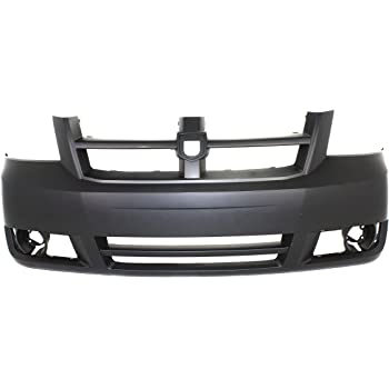 DODGE CARAVAN 2010 BUMPER FRONT PRIMED (SXT MODEL) W/O BUILT-IN GRILLE