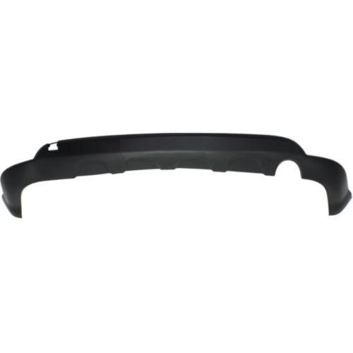 DODGE JOURNEY 2014 BUMPER REAR LOWER MATTE BLACK W/SINGLE EXHAUST