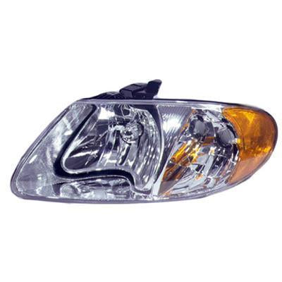 DODGE CARAVAN 2003 HEAD LAMP LH EXCEPT 05-06 TOWN AND COUNTRY WITH LONG