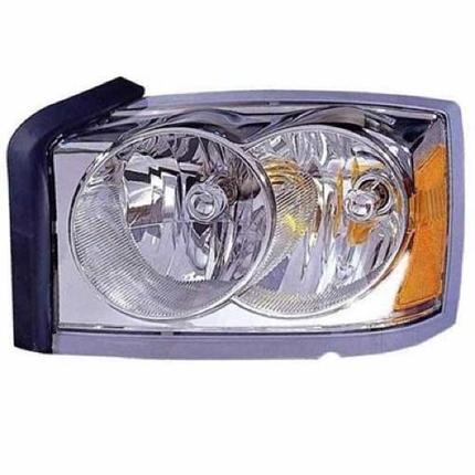 DODGE DAKOTA PICKUP 2006 HEAD LAMP LH W/O BLACK BEZEL HQ