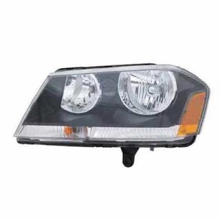 DODGE AVENGER 2010 HEAD LAMP LH RT MODEL (BLACK BEZEL) HQ