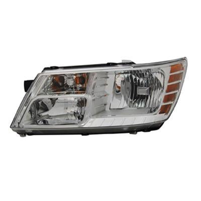 DODGE JOURNEY 2017 HEAD LAMP LH W/O HID