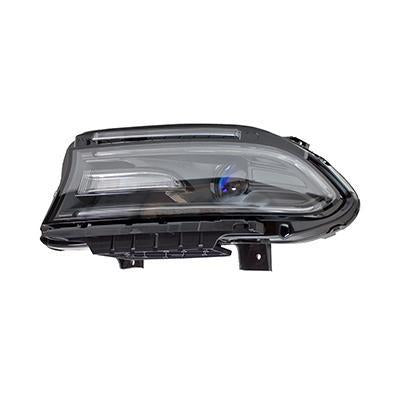 DODGE CHARGER 2015 HEAD LAMP LH HALOGEN W/LED DRL W/O LOGO INSIDE HQReturn