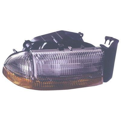 DODGE DURANGO 2001 HEAD LAMP RH W/SIDE MARKER