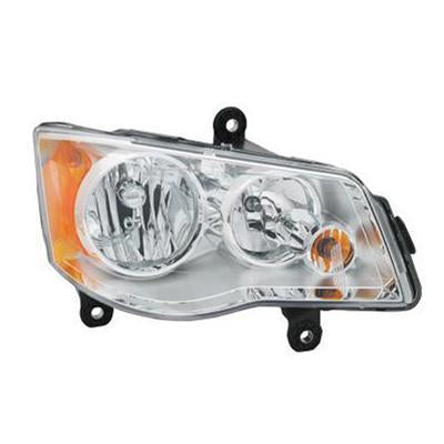 DODGE CARAVAN 2017 HEAD LAMP RH HALOGEN HQ