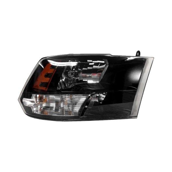 RAM PICKUP RAM 2500 2016 HEAD LAMP RH HALOGEN STD TYPE W/BLACK BEZEL HQ CH2519149