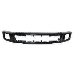 FORD F150 2017 BUMPER FACE BAR FRONT PRIMED W/FOG LAMP HOLES W/O END CAPS