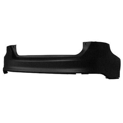 FORD FOCUS 2013 BUMPER REAR PRIMED HB W/O SENSOR HOLE CAPA