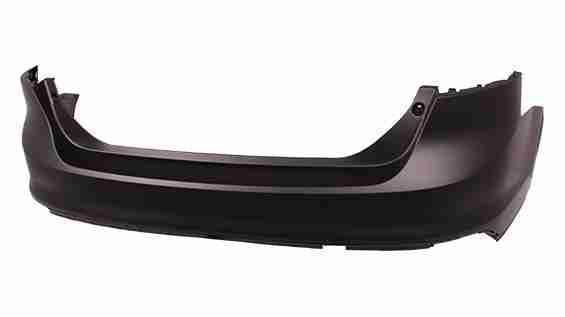 FORD FOCUS 2013 BUMPER REAR PRIMED SDN W/O SENSOR HOLE CAPA