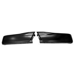 FORD F150 2015 BUMPER REAR FACE BAR LH/RH (SET) BLACK W/O SENSOR