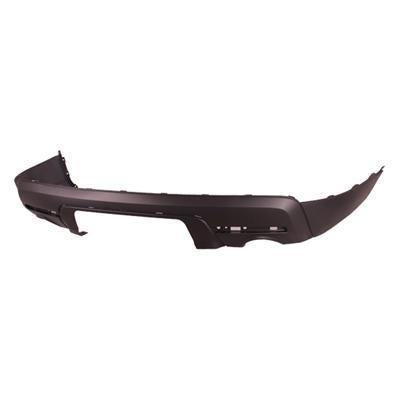 FORD EXPLORER POLICE INTERCEPTOR 2013 BUMPER REAR LOWER TEXTURED W/TOW W/O SENSOR CAPA