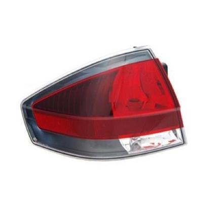 FORD FOCUS 2010 TAIL LAMP LH W/DARK SMOKED CHROME TRIM CPE/SES SDN HQ