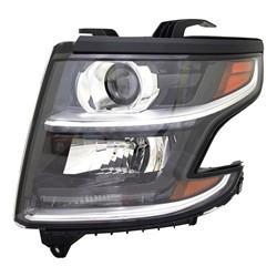 CHEVROLET TAHOE (2015-) 2018 HEAD LAMP LH HALOGEN W/O LOGO W/RST PKG HQturn