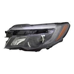 HONDA RIDGELINE 2019 HEAD LAMP LH HALOGEN W/LED DRL/AUTO ON/OFF HQReturn HO2502167