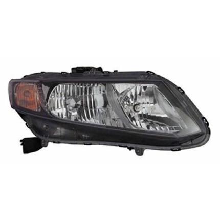 HONDA COUPE 2013 HEAD LAMP RH HALOGEN HO2503150V