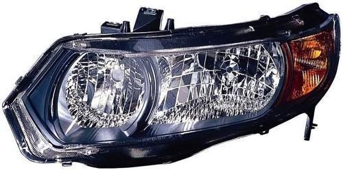 HONDA COUPE 2007 HEAD LAMP LH BLACK HOUSING HQ HO2518111