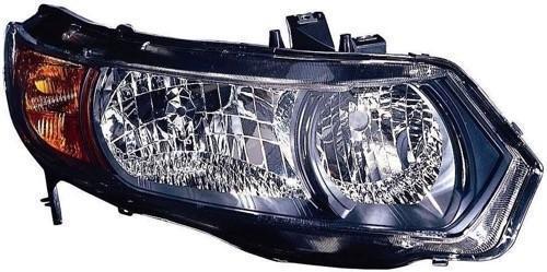 HONDA COUPE 2006 HEAD LAMP RH BLACK HOUSING HQ HO2519111