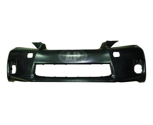 LEXUS CT200H 2013 BUMPER FR PRIMED W/SENSOR/WASHER HOLE W/O SPORT LX1000213