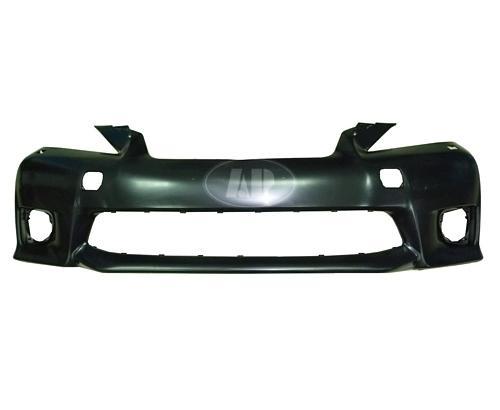 LEXUS CT200H 2011 BUMPER FR PRIMED W/O SENSOR W/WASHER HOLE W/SPORT LX1000237