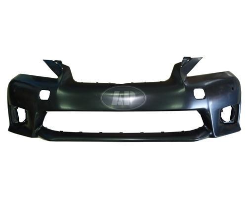 LEXUS CT200H 2011 BUMPER FR PRIMED W/SENSOR W/O WASHER HOLE W/SPORT LX1000238