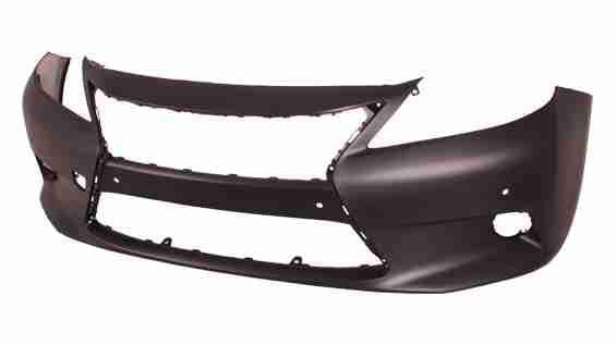 LEXUS ES350 2013 BUMPER FR PRIMED W/SENSOR HOLE CAPA LX1000242C