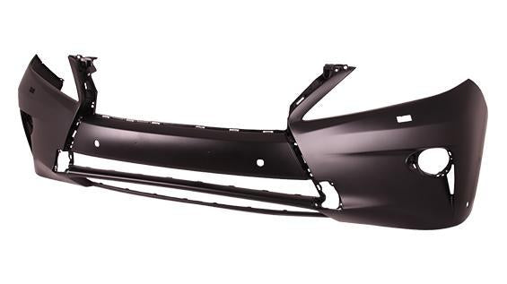 LEXUS RX450H 2014 BUMPER FR PRIMED W/WASHER/SENSOR HOLE W/O F SPORT PKG CAPA LX1000243C