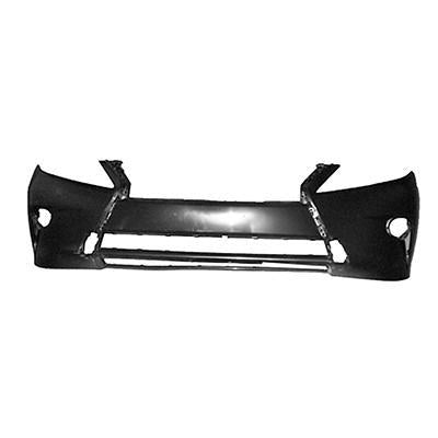 LEXUS RX450H 2014 BUMPER FR PRIMED W/O WASHER W/O SENSOR HOLE W/O F SPORT PKG LX1000250