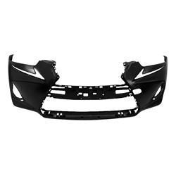 LEXUS IS350 SEDAN 2019 BUMPER FR PRIMED W/O SENSOR/WASHER/F-SPORT LX1000364