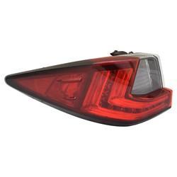 LEXUS RX450H 2018 TAIL LAMP LH CANADA BUILT W/O LED SIGNAL HQ