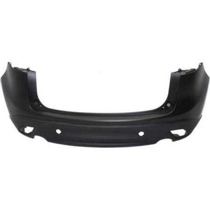 MAZDA CX5 2013 BUMPER REAR PARTIAL-PRIMED W/O SENSOR CAPA MA1100210C