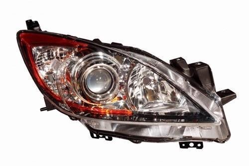 MAZDA MAZDA 3 SPORT (CANADA) 2012 HEAD LAMP RH HALOGEN W/O SKY ACTIV HQ