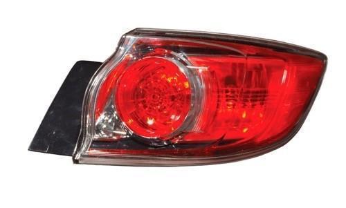 MAZDA MAZDA 3 SPORT (CANADA) 2013 TAIL LAMP RH W/O LED STANDARD HB HQ