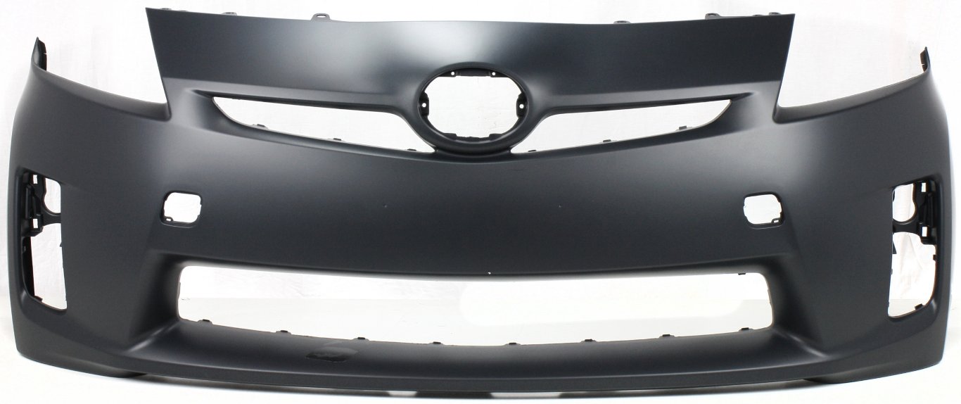 TOYOTA PRIUS 2010 BUMPER FRONT PRIMED W/O SENSOR W/O WASHER HOE FOR HAOGEN HEAD TO1000359C - Moe's Auto Parts