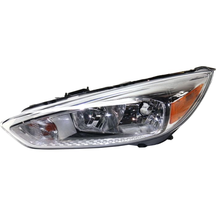 FORD FOCUS 2017 HEAD LAMP LH ALUMINUM BEZEL W/O DRL W/O LED SDN/HB HQ