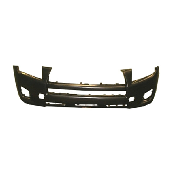 TOYOTA RAV4 2010 BUMPER FRONT PRIMED W/FENDER FLARE HOLES SPORT MODEL CAPA TO1000351C - Moe's Auto Parts