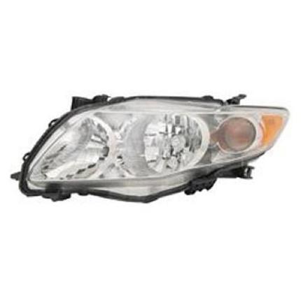 TOYOTA COROLLA SEDAN 2010 HEAD LAMP LH BASE/CE/LE/XLE