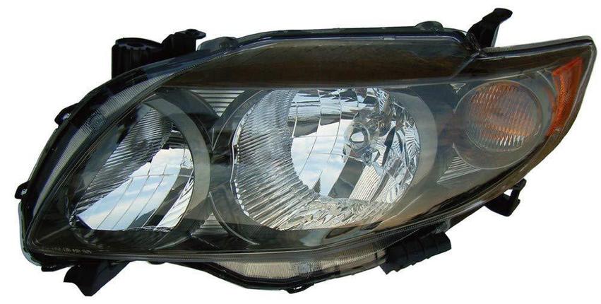 TOYOTA COROLLA SEDAN 2010 HEAD LAMP LH S/XRS MODEL