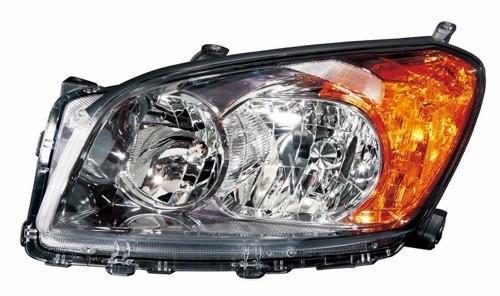 TOYOTA RAV4 2010 HEAD LAMP LH SPORT MDL W/SMOKED LENS USA BUILT HQ