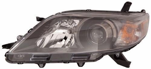 TOYOTA SIENNA 2011 HEAD LAMP LH W/BLACK BEZEL SE MODEL HQ