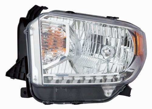 TOYOTA TUNDRA RWD 2017 HEAD LAMP LH W/LEVEL ADJUSTER HALOGEN W/O LED SR/SR5/LTD