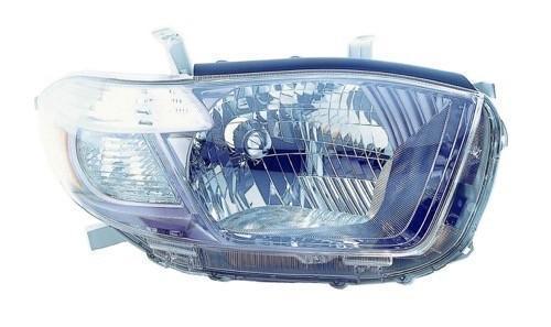 TOYOTA HIGHLANDER 2010 HEAD LAMP RH SPORT MDL W/SMOKED LENS HQ