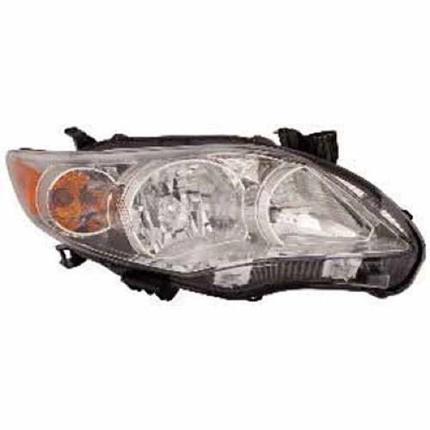 TOYOTA COROLLA SEDAN 2011 HEAD LAMP RH BASE/CE/LE/XLE MODEL USA HQ