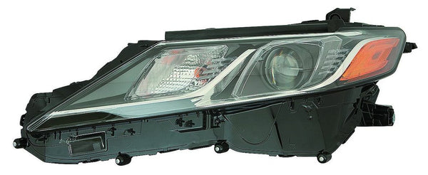 TOYOTA CAMRY 2019 HEAD LAMP RH HALOGEN L/LE/SE NORTH AMERICA BUILT LED H/L BEAM TO2503255